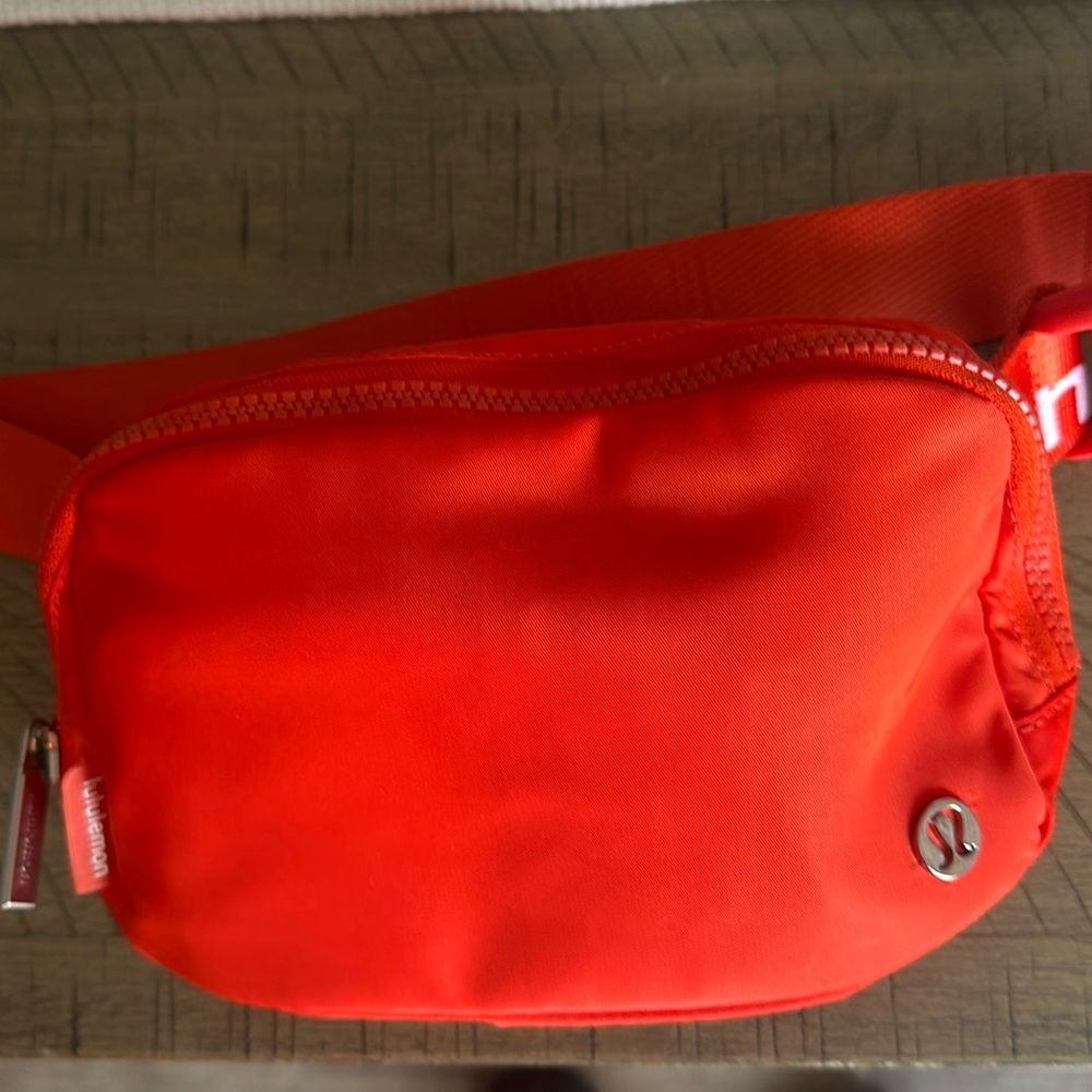 Limited edition Brigjt orange lululemon bag